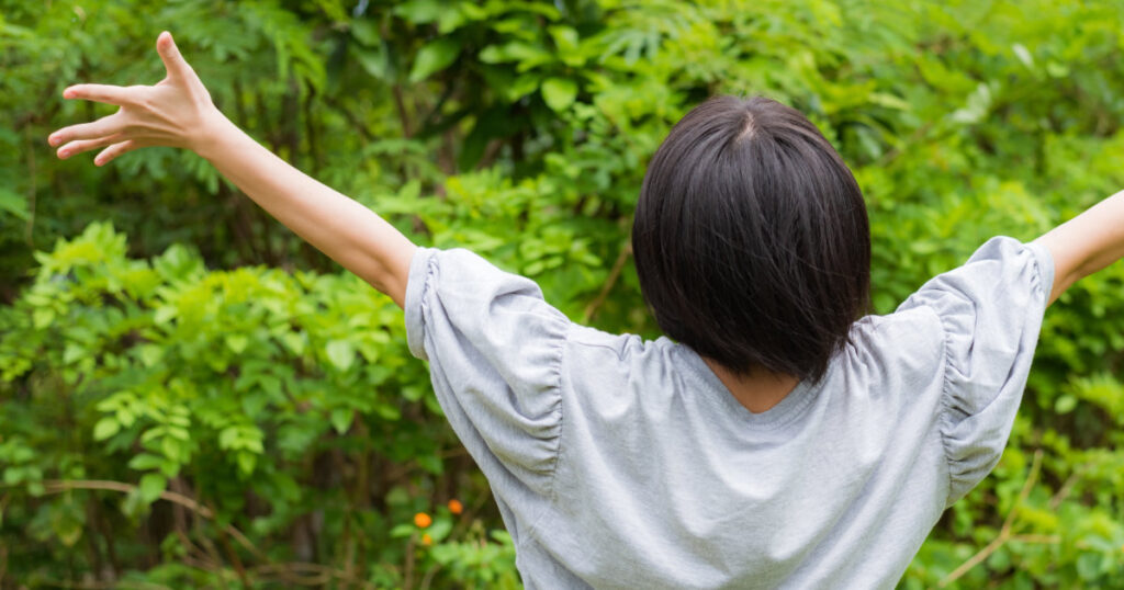 自然体でいる人々